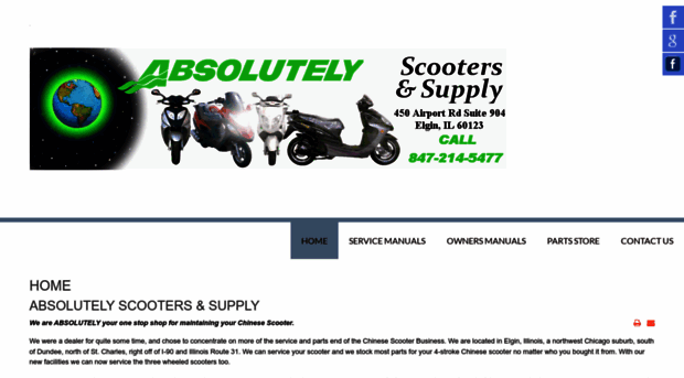 absolutelyscooters.net