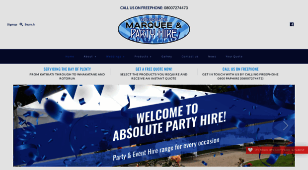 absolutepartyhire.co.nz