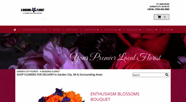 abuddingflorist.com