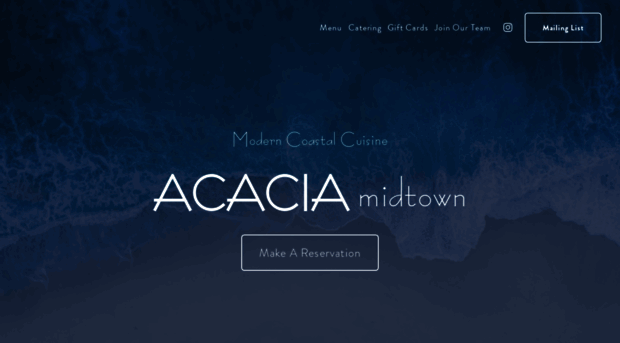 acaciarestaurant.com