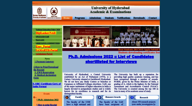 acad.uohyd.ac.in