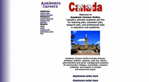 academiccareers-canada.com