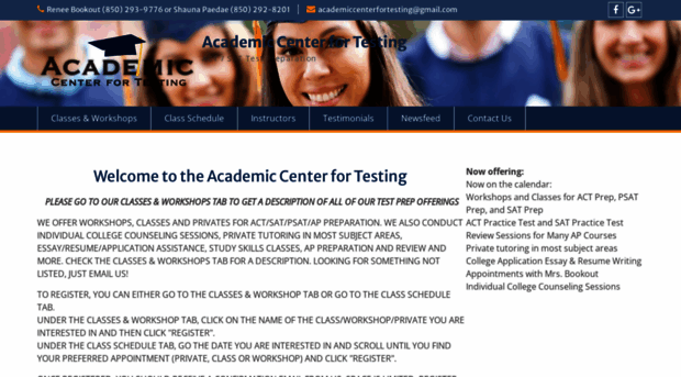 academiccenterfortesting.com