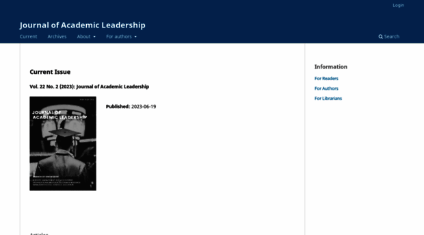 academicleadership.org