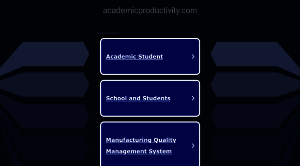 academicproductivity.com