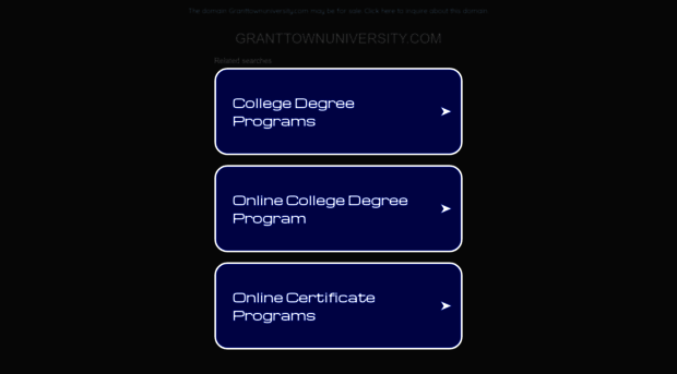 academics.granttownuniversity.com