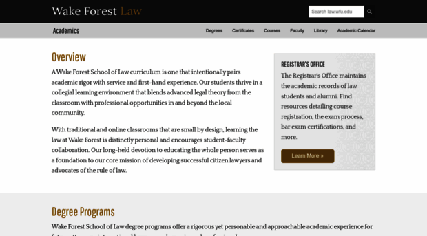 academics.law.wfu.edu