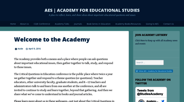 academyforeducationalstudies.org