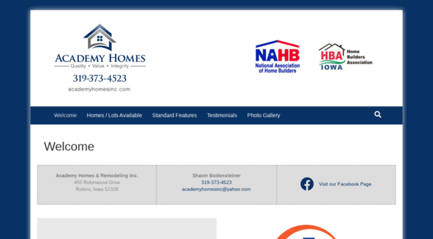 academyhomesinc.com