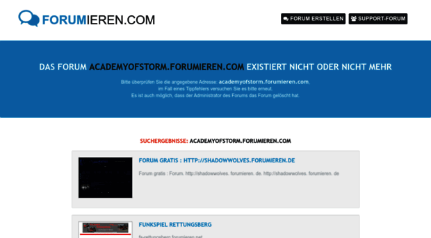 academyofstorm.forumieren.com