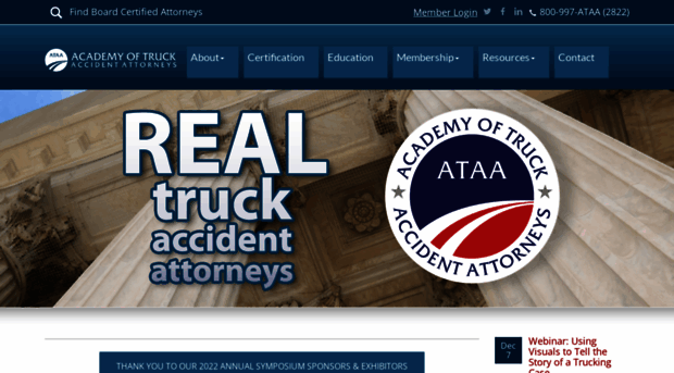 academyoftruckaccidentattorneys.org