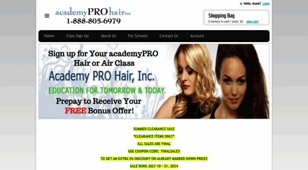 academyprohair.com