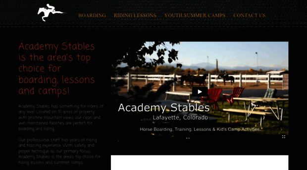 academystables.com