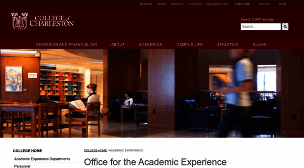 acadexperience.cofc.edu