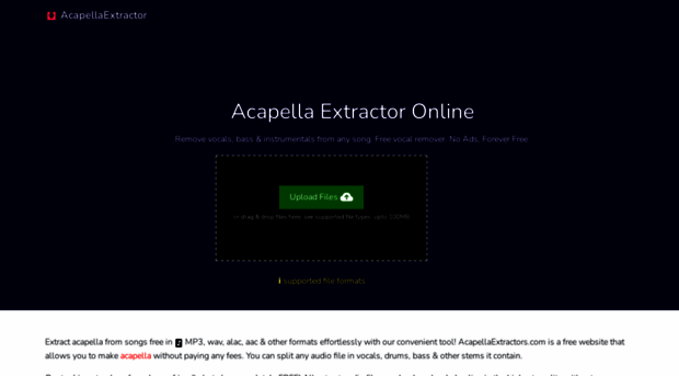 acapellaextractors.com