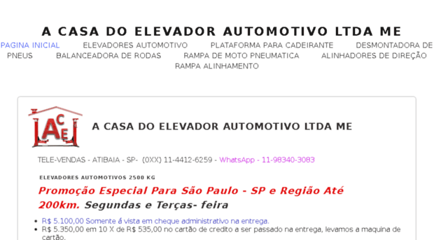 acasadoelevadorautomotivo.com.br