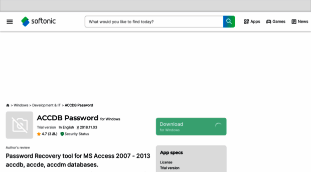 accdb-password.en.softonic.com