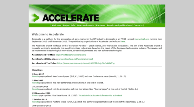 accelerateproject.eu