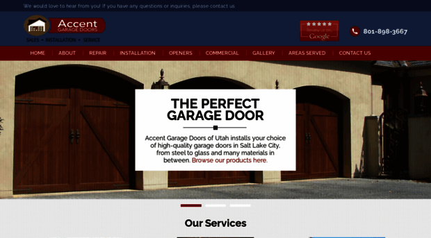 accentgaragedoorsutah.com