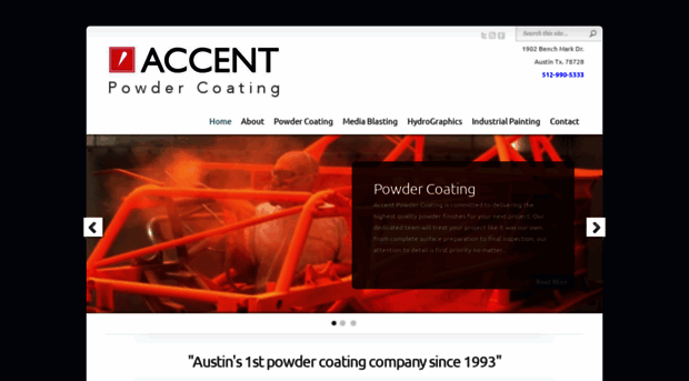 accentpowdercoating.com