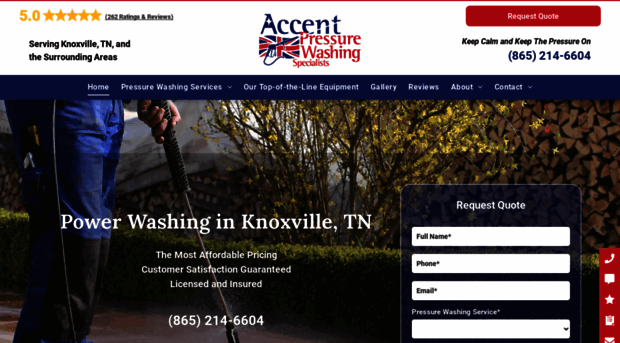 accentpressurewash.com