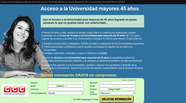 accesouniversidadmayores45.org