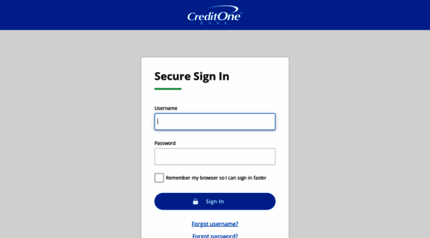 access.creditonebank.com - Sign In | Credit One Bank - Access Credit ...