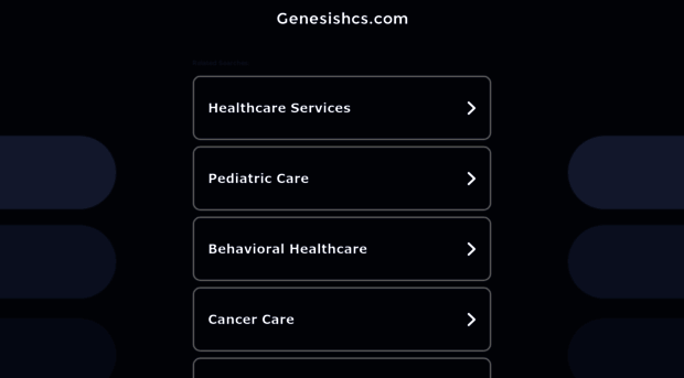 access.genesishcs.com