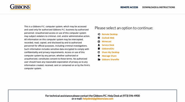 access.gibbonslaw.com