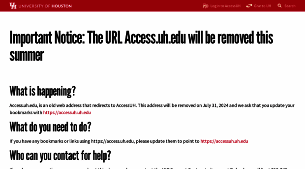 access.uh.edu