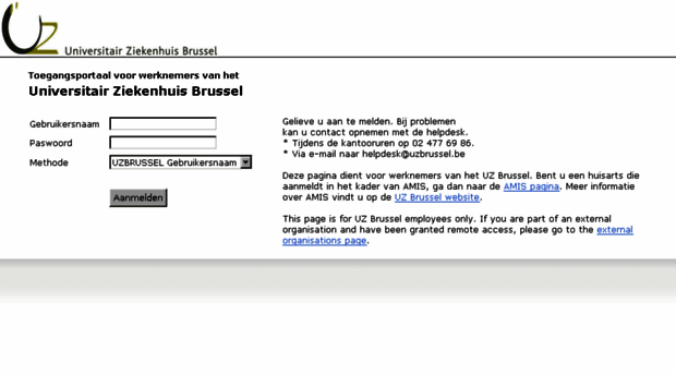 access.uzbrussel.be