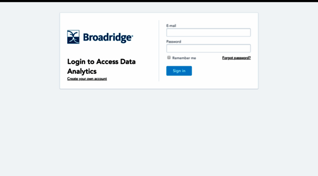 accessanalytics.broadridge.com