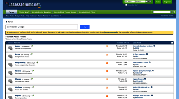 accessforums.net