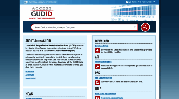 accessgudid.nlm.nih.gov