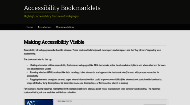 accessibility-bookmarklets.org