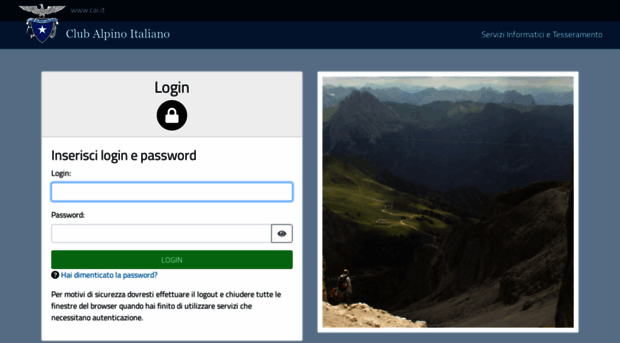 accesso.cai.it