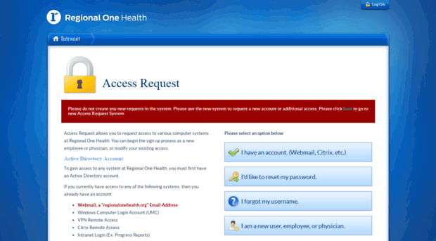 accessrequest.regionalonehealth.org