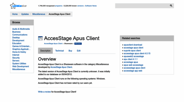 accesstage-apus-client.updatestar.com