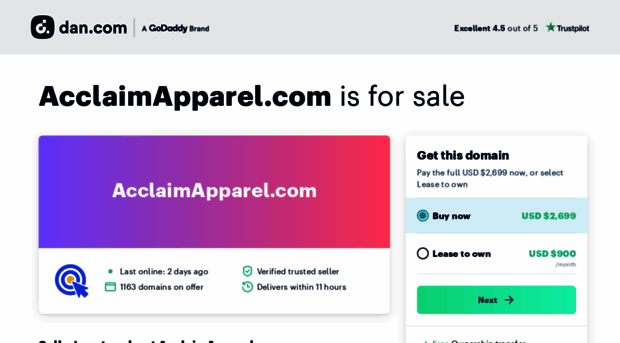 acclaimapparel.com