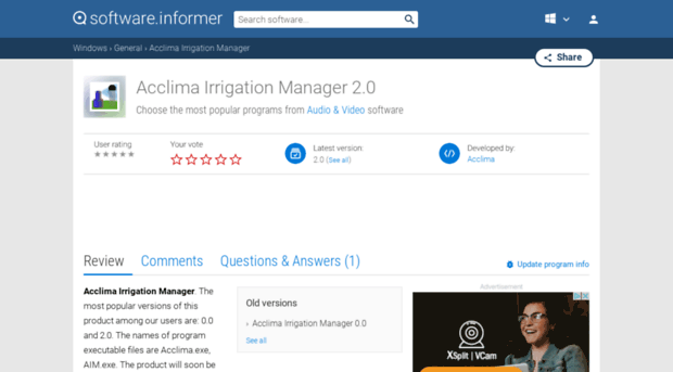 acclima-irrigation-manager.software.informer.com