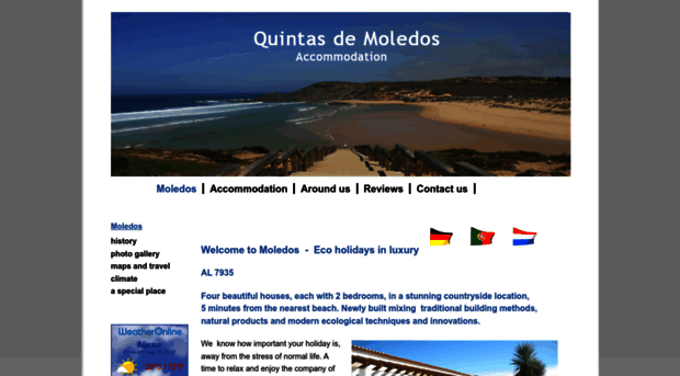 accommodation-moledos.com
