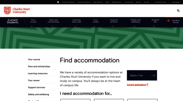 accommodation.csu.edu.au