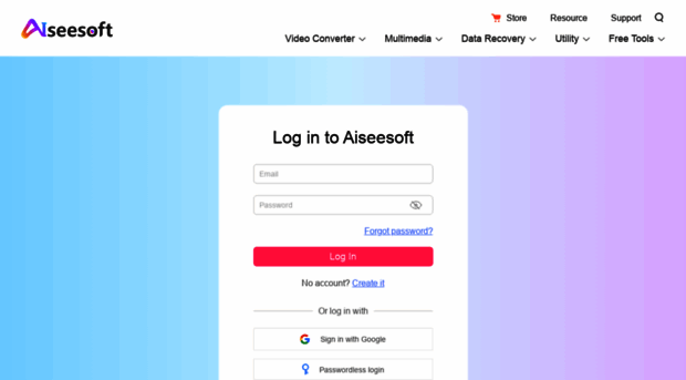 account.aiseesoft.com