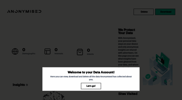 account.anonymised.io