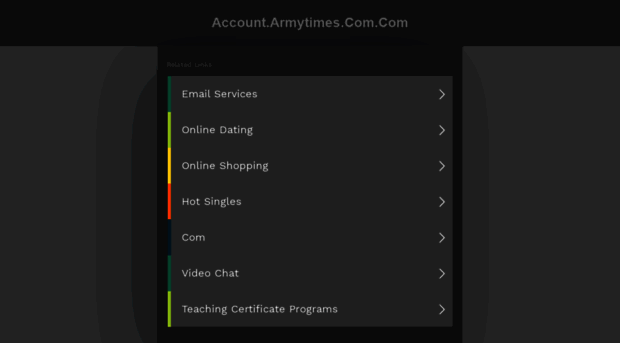 account.armytimes.com.com