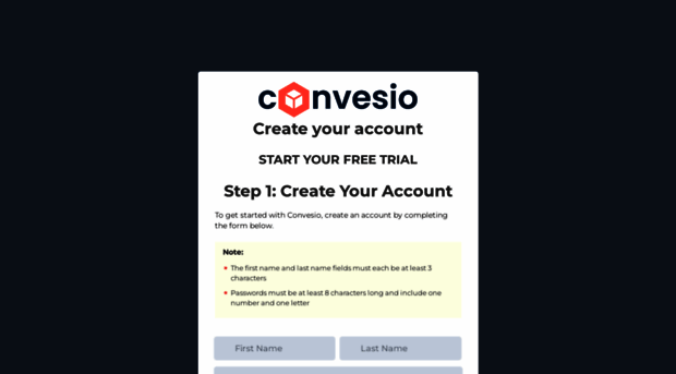 account.convesio.com