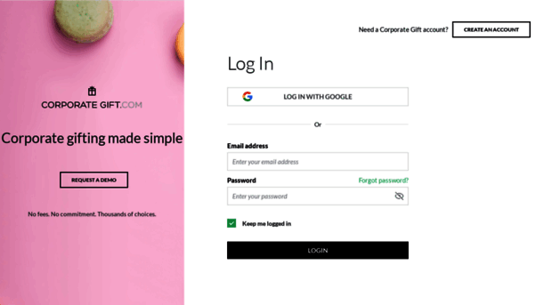 account.corporategift.com