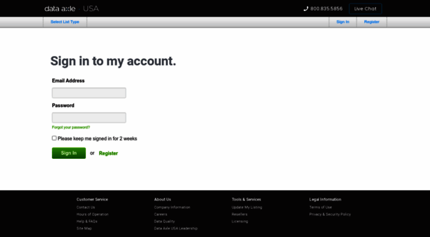 account.dataaxleusa.com