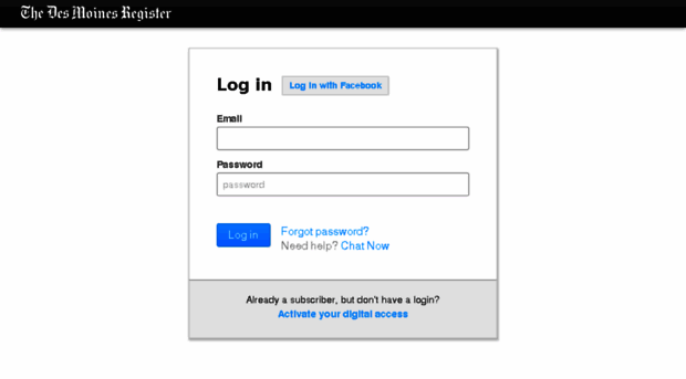 account.desmoinesregister.com