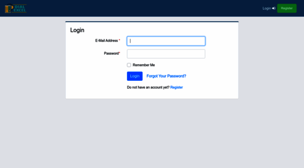 account.dialexcel.com